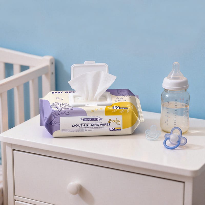 Baby Wipes Pack In Nursery Room
