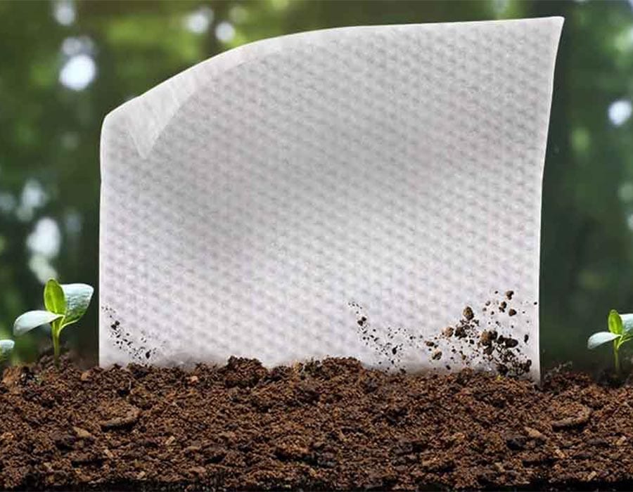 Biodegradable nonwoven wipe sheet material for private label wet wipes