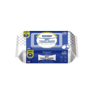 Flushable wipes packaging