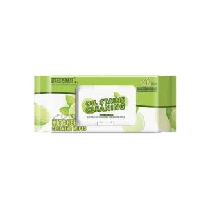 Kitchen degreasing wipes