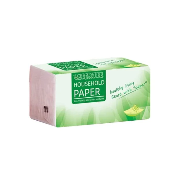 Facial tissues box packaging