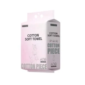 Hanging disposable face towels