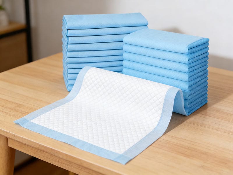 Stacked Pet Training Pads